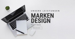 Responsive Webvorlage Für Markendesign
