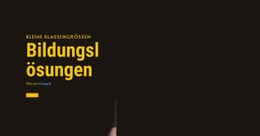Bildungslösungen Website-Design