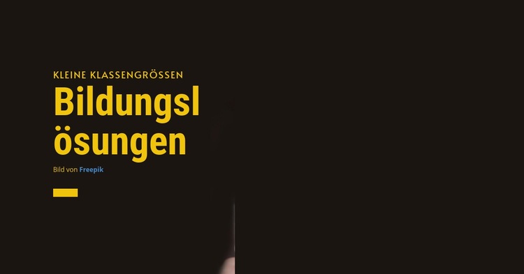 Bildungslösungen Website design