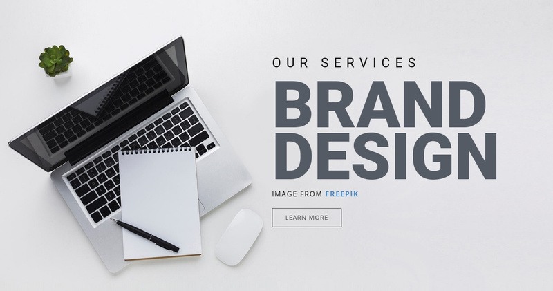 Brand Design Elementor Template Alternative