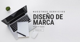 Página De Destino Multipropósito Para Diseño De La Marca