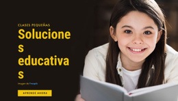 Soluciones Educativas: Plantilla Adaptable HTML5