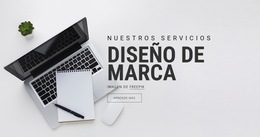Diseño De La Marca - Plantilla De Página Web
