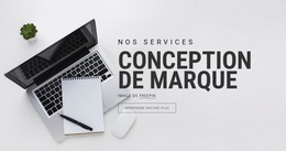 Site Web HTML Pour Design De Marque