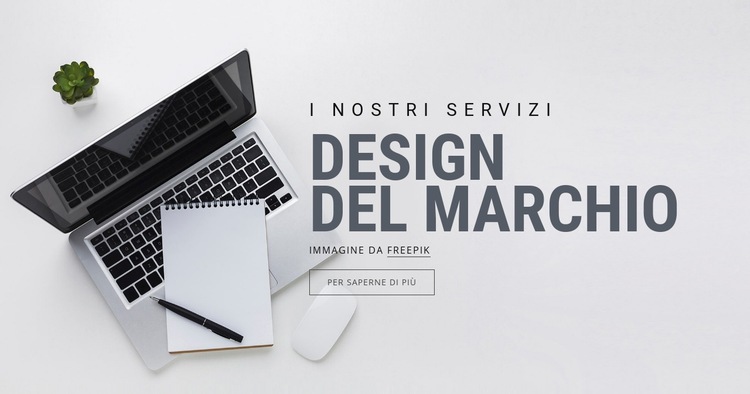 Design del marchio Modelli di Website Builder