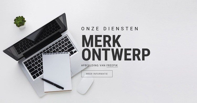 Merkontwerp WordPress-thema