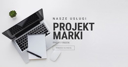 Projekt Marki - Szablon Strony Internetowej