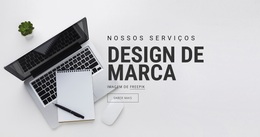 Design De Marca - Melhor Tema WordPress