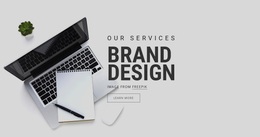 Responsive Web Template For Brand Design
