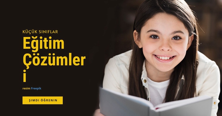 Eğitim Çözümleri Html Web Sitesi Oluşturucu