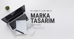 Marka Tasarımı Için Duyarlı Web Şablonu