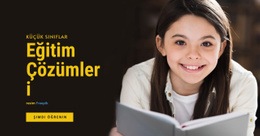 Eğitim Çözümleri - Şablonlar Web Sitesi Tasarımı