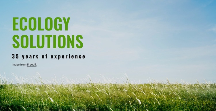 Ecology Solutions Website Design