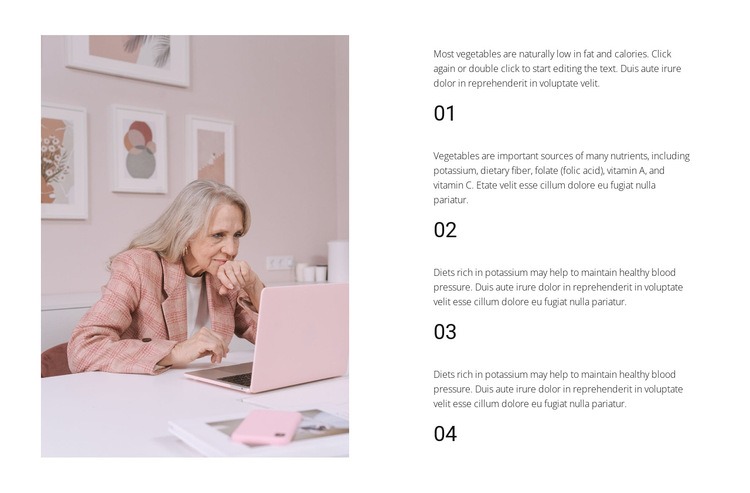 Four rules of success Wix Template Alternative