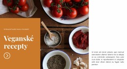 Veganská Jídla – Kód Šablony HTML