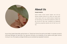 About The Jewelry House - Personal Website Templates