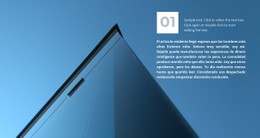 Bloque De Texto En La Imagen Plantilla CSS Básica