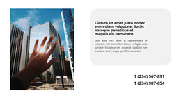 Call For Clarification HTML5 Template