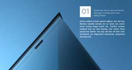 Text Block In The Picture - Template HTML5, Responsive, Free