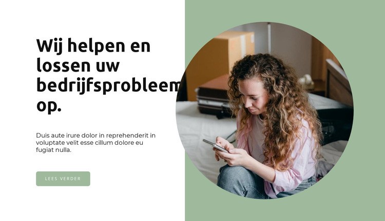 Hulp in de rechtbank Website Builder-sjablonen