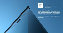 Text Block In The Picture - Functionality One Page Template