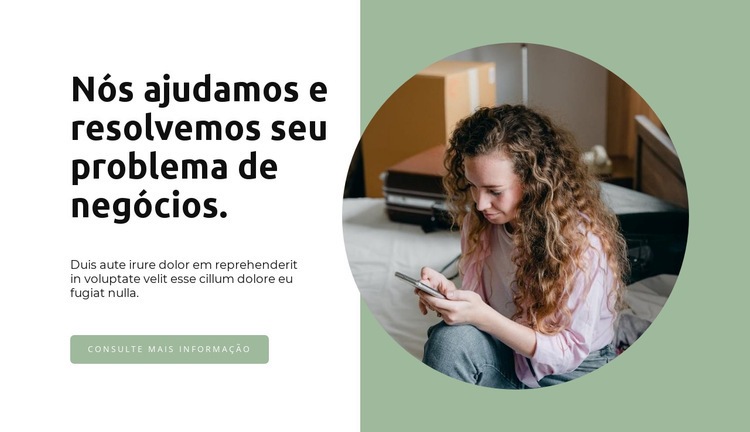 Ajuda no tribunal Landing Page