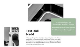 Arkitektoniska Institutet - Mall För Webbplatsbyggare