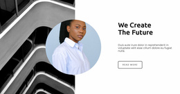 Building The Future Together CSS Layout Template