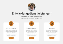 HTML-Seite Für Software