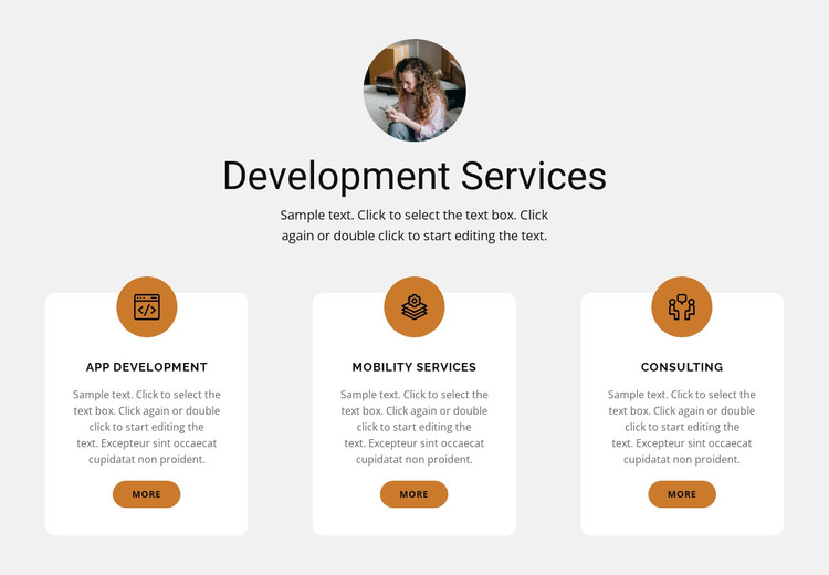 Software HTML Template