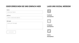 Wenden Sie Sich An Das Business Studio - Online HTML Page Builder