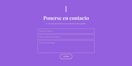 Contacta Con Nuestro Estudio: Diseño Del Sitio Web HTML