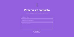 Contacta Con Nuestro Estudio: Plantilla De Una Página Para Cualquier Dispositivo