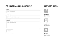 Contact Business Studio - Homepage Design For Any Device