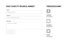 Lépjen Kapcsolatba Az Üzleti Stúdióval – Weboldal Tervezés