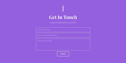 Contact Our Studio - Custom Joomla Template