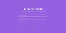 Contate Nosso Estúdio Modelo De Site CSS