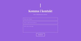 Kontakta Vår Studio - Inbyggd Cms-Funktionalitet