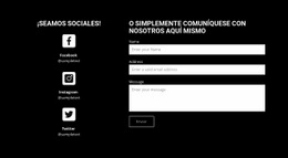 Página De Inicio Del Producto Para Seamos Sociales