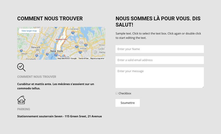 Comment nous trouver Conception de site Web