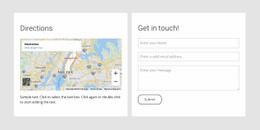 Our location info - Html Code Example by Nicepage