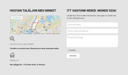 Hogyan Találjon Meg Minket – Ingyenes Sablon