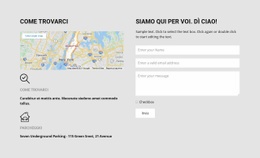 Mockup Di Sito Web Gratuito Per Come Trovarci