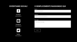 Diventiamo Social - Modello HTML5