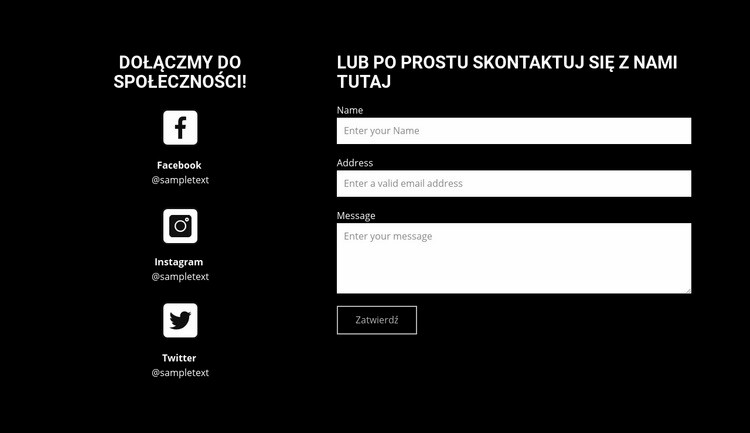 Dołączmy do społeczności Kreator witryn internetowych HTML