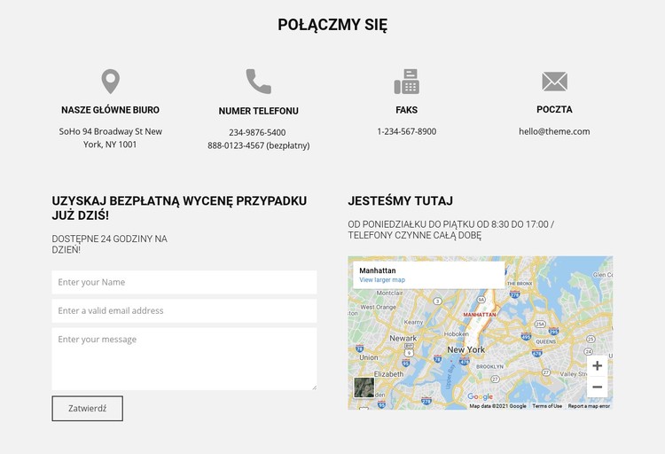 Połączmy nasze studio Szablon CSS