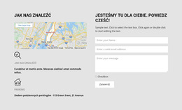 Jak Nas Znaleźć - Responsywny Szablon Strony Internetowej