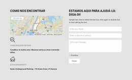 Design Mais Criativo Para Como Nos Encontrar