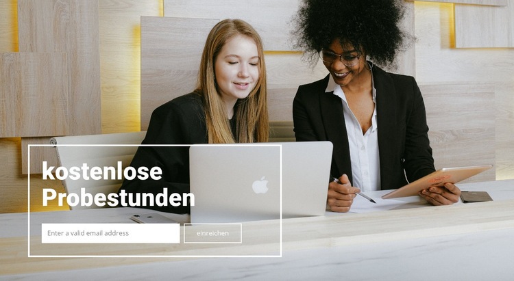 Kostenloser Unterricht Website Builder-Vorlagen