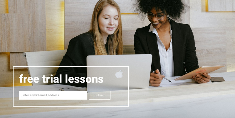 Free lessons Squarespace Template Alternative